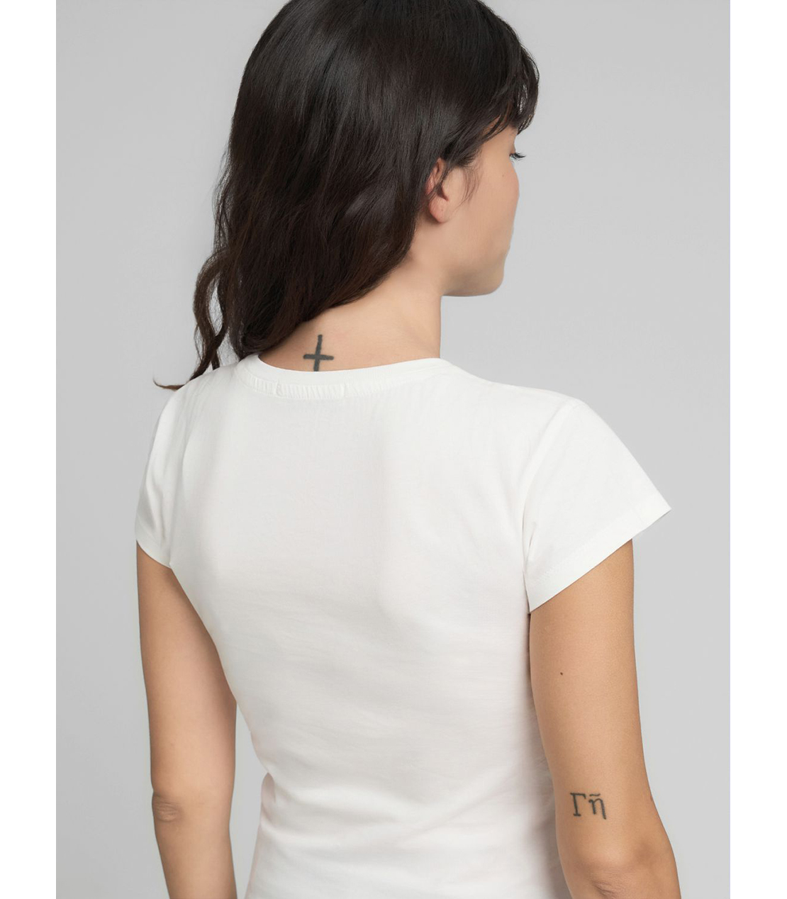 スリムフィット・クルーネックTシャツ 詳細画像 ホワイト 6